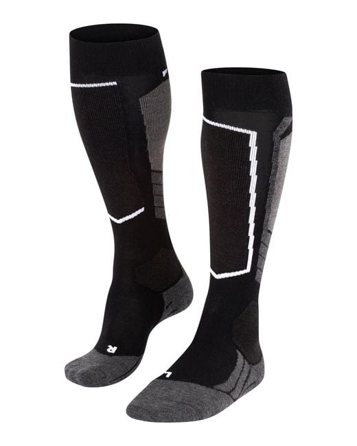 Falke Black Sk2 Intermediate Wool Ski Socks