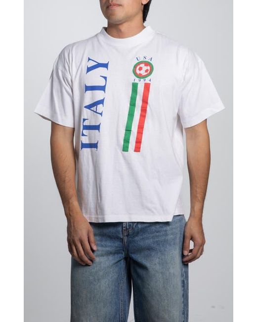 Elwood White Vintage '94 Italy Soccer Tee for men