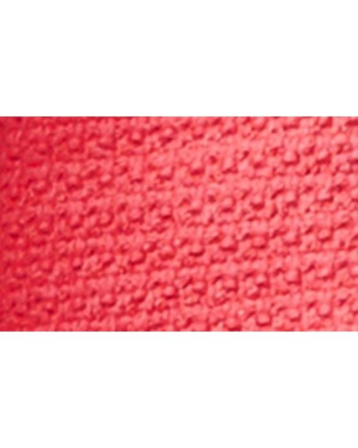 NIC+ZOE Red Nic+zoe Ribbon Trim Fringe Mix Knit Jacket