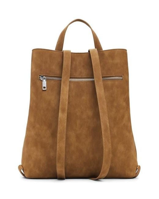 Desigual Brown Medium Faux Leather Backpack