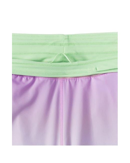 Lands' End Pink 5 Quick Dry Elastic Waist Board Shorts Swim Cover-Up Shorts With Panty