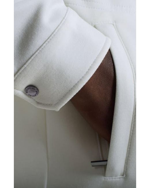 Bugatchi White Soft Touch Snap-Up Shirt for men