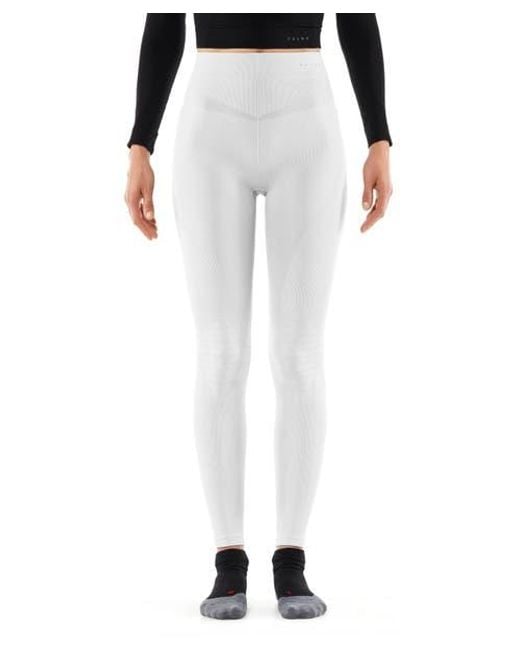 Falke White Maximum Warm Long Base Layer Bottom