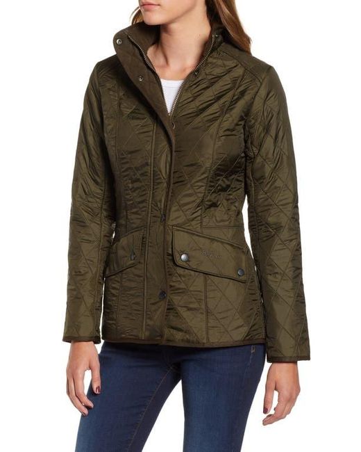 Barbour Brown Cavalry Fleece Lined Quilted Jacket