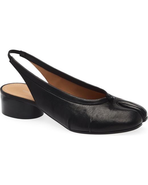 Maison Margiela Blue Tabi Slingback Pump