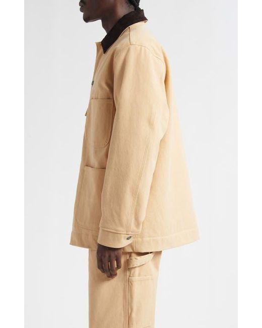Sky High Farm Natural Gender Inclusive Cotton Canvas Chore Coat for men