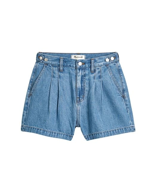 Madewell Blue Harlow Denim Shorts