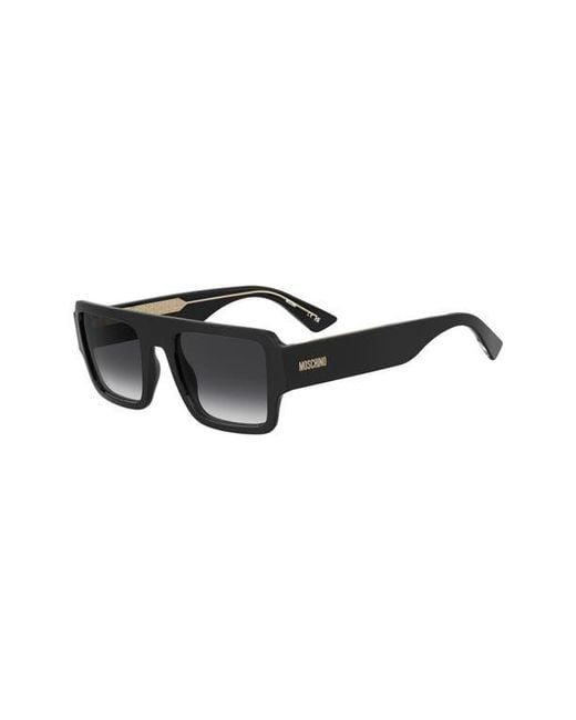 Moschino Black 54Mm Gradient Flat Top Sunglasses for men