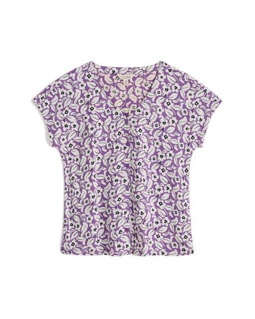 Seasalt Cornwall Multicolor Studio Glass Organic Cotton Button-Up Top