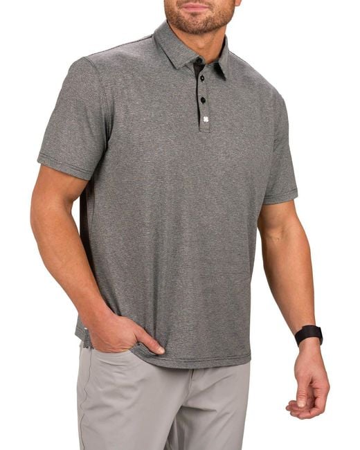 Black Clover Gray Greyson Polo for men
