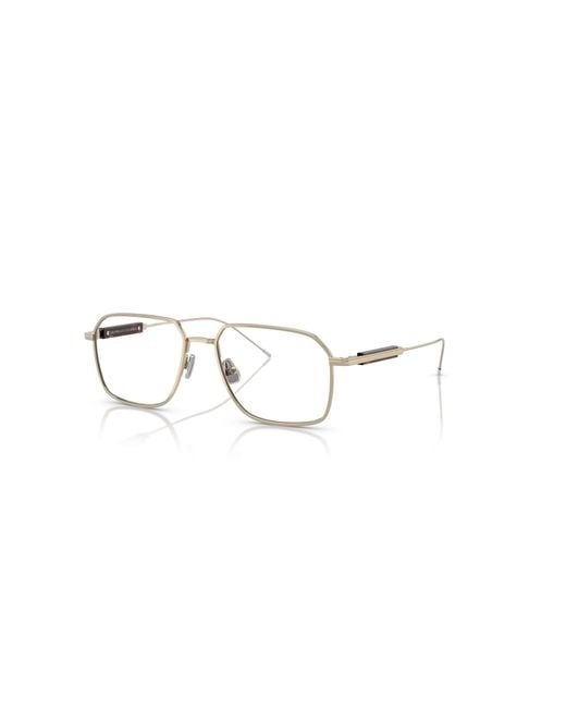 Brunello Cucinelli Metallic 54Mm Rectangle Optical Glasses for men