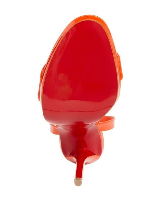 Christian Louboutin Orange Miss Z Queen Sandal