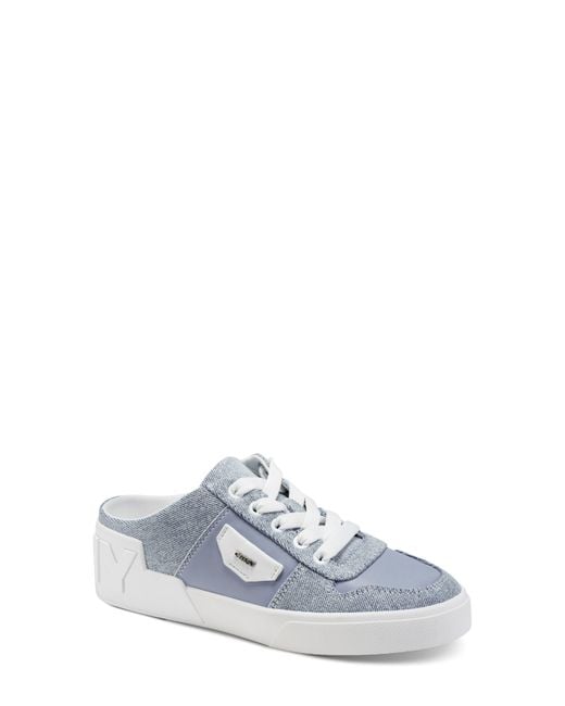 DKNY White Murphy Mule Sneaker