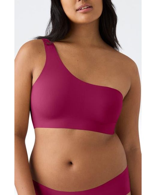 True & Co. Purple True Body One-Shoulder Bra