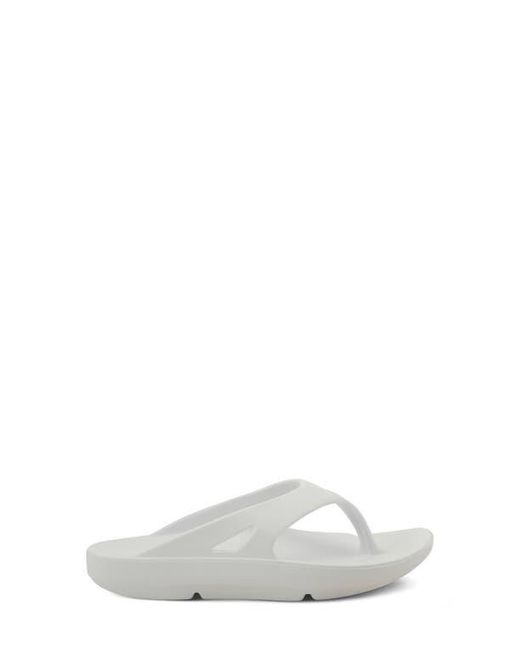 Flexus by Spring Step White Osmar Flip Flop