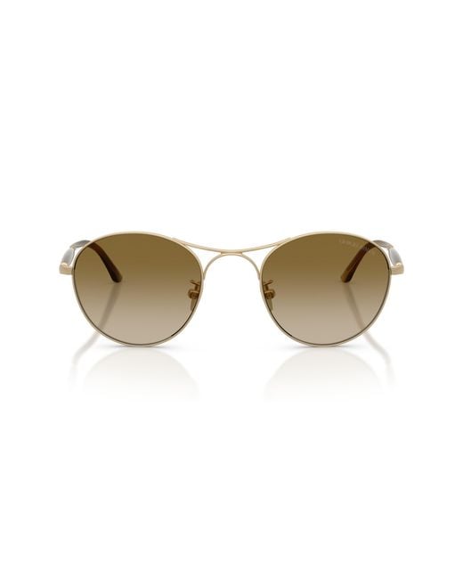 ARMANI EXCHANGE Brown 50Mm Gradient Round Sunglasses for men