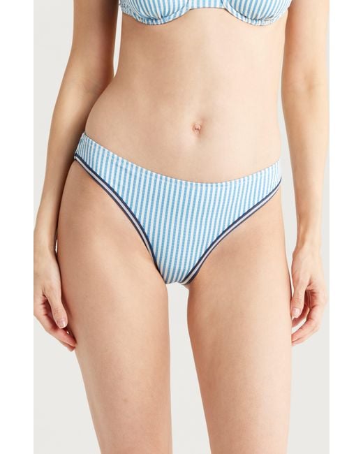 Solid & Striped Blue The Tati Bikini Bottoms