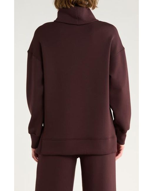 Spanx Brown Air Essentials Tunic Sweatshirt