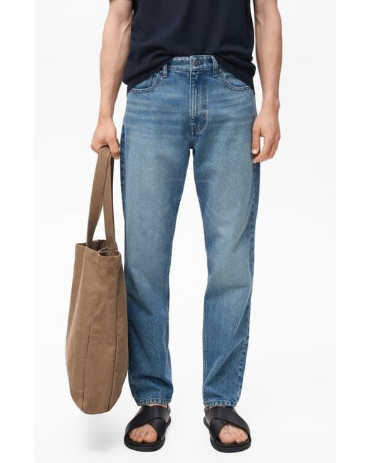 Mango Blue Bob Regular Fit Jeans for men