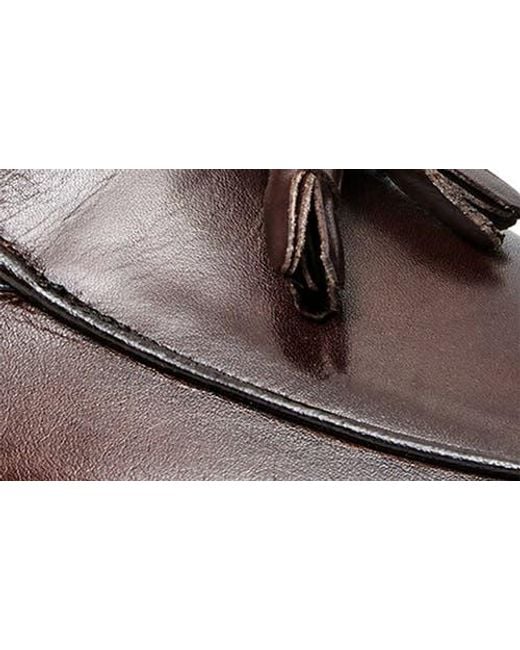 Bruno Magli Brown Hugo Tassel Loafer for men