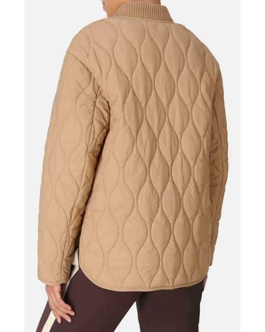 Sweaty Betty Natural On The Move Quilted Jacket