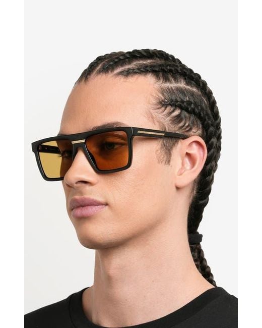 Carrera Green Victory 58Mm Rectangular Flat Top Sunglasses for men