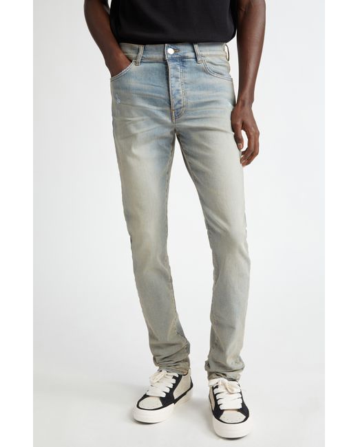 Amiri Blue Stack Slim Fit Jeans for men