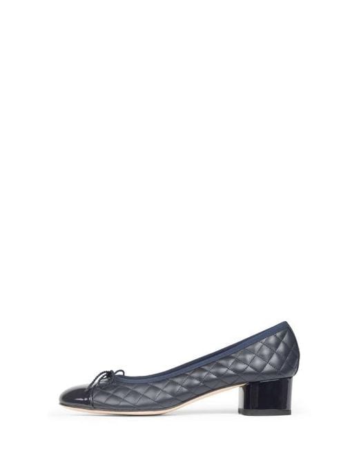 Paul Mayer Blue Titou Cap Toe Pump