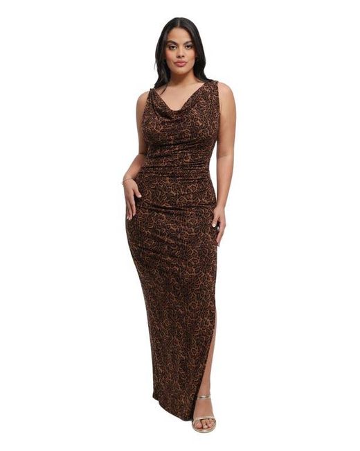 shapewear evening dress Backless Halter A-Line Midi Dress | Built-In Shapewear main image 1
