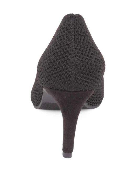 Tahari Black Everest Pointed Toe Pump