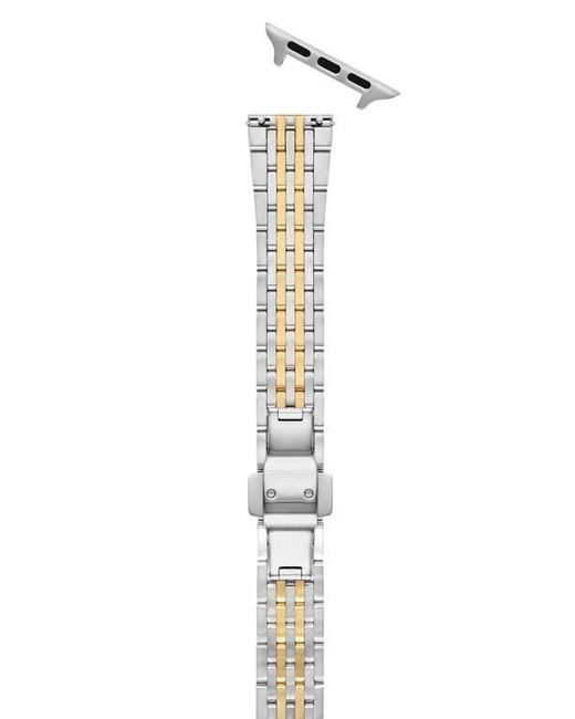 Michele Metallic Tapered Apple Watch Bracelet Watchband