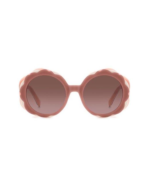 Kate Spade Vivi 54Mm Round Sunglasses in Pink | Lyst display picture 2