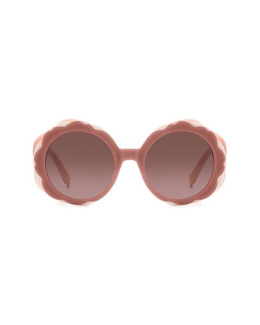 Kate Spade Vivi 54Mm Round Sunglasses in Pink | Lyst display picture 2