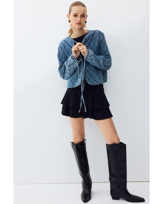 H&M Blue Reversible Denim Jacket