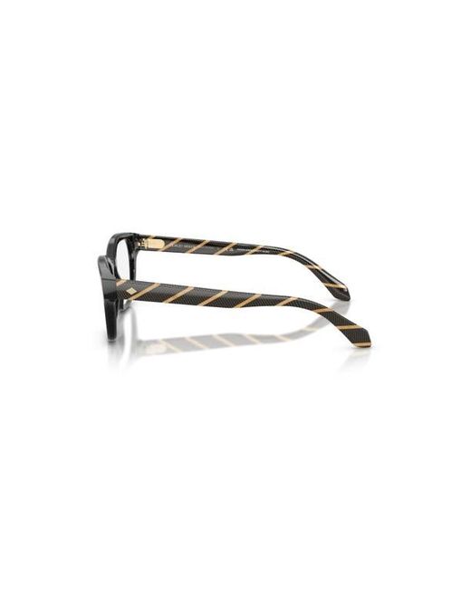 Giorgio Armani Black 47Mm Rectangle Optical Glasses for men