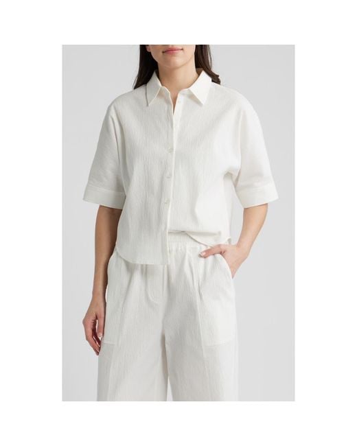 Bernardo Gray Texture Dolman Shirt