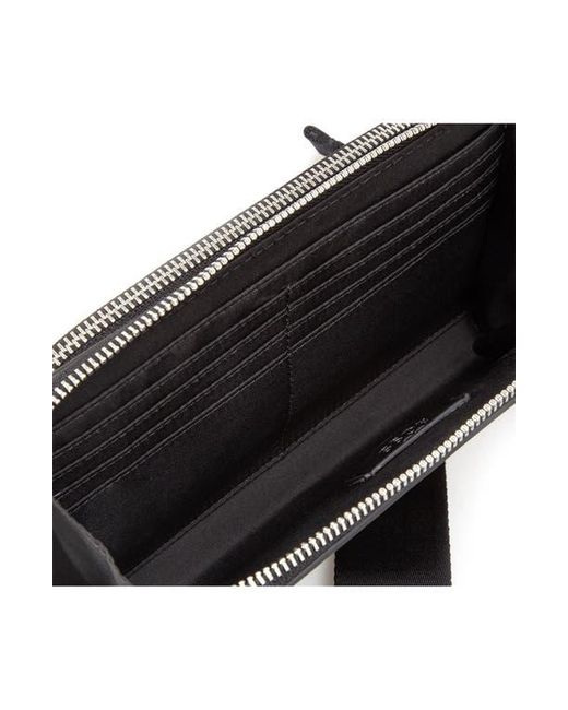 Boss Black Zair Crossover Bonded Leather Belt Bag for men