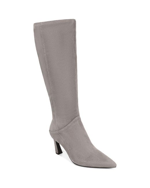Naturalizer Gray Edina Pointed Toe Knee High Boot