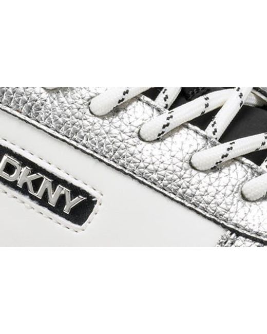 DKNY White Amanda Sneaker