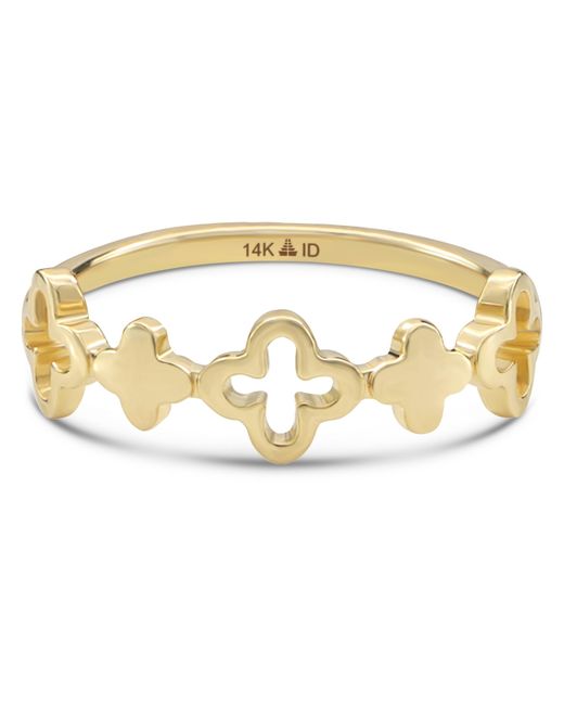 DEVATA Metallic Clover Ring