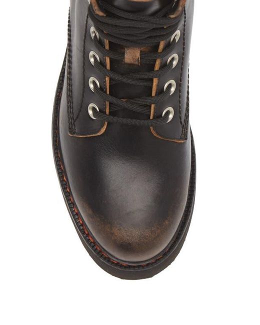 R13 Black Platform Combat Boot