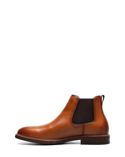 Florsheim Brown Anthem Plain Toe Chelsea Boot for men