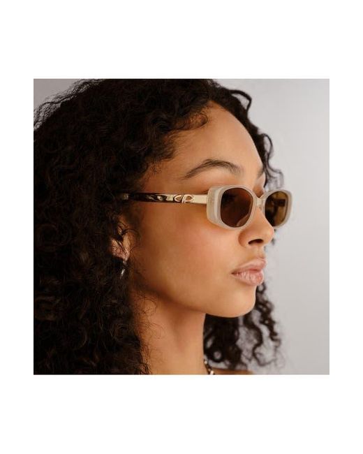 Le Specs Natural Lil' Starlight 54Mm Rectangular Sunglasses for men