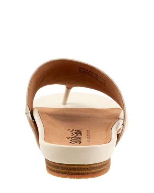 Softwalk® White Chandler Sandal