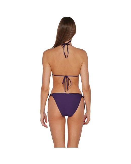 Sunsets Blue Everlee Tie Side Bikini Swim Bottoms