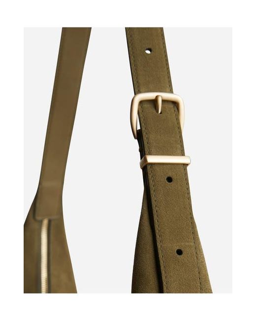 Madewell Metallic The Essential Curve Shoulder Bag