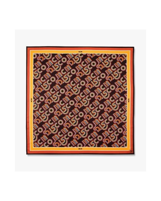 MCM Multicolor Disco Monogram Scarf