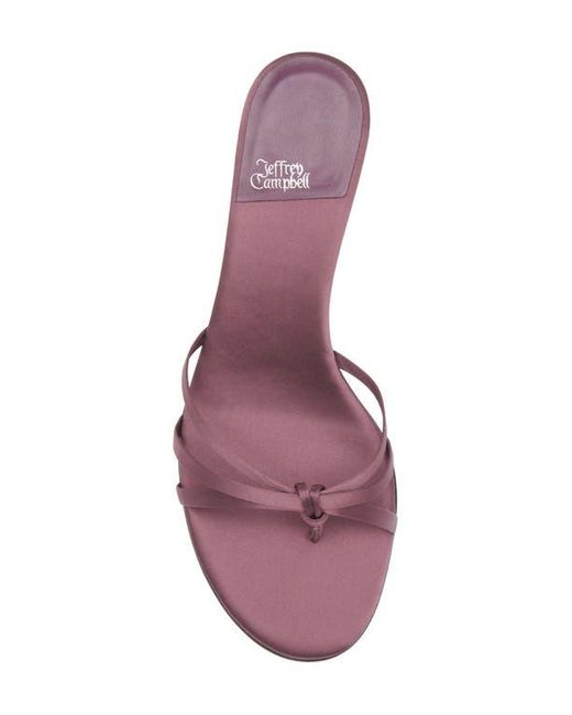 Jeffrey Campbell Purple Doretta Kitten Heel Flip Flop