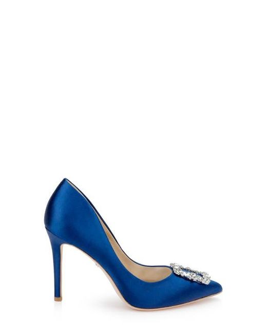 Badgley Mischka Blue Cher Crystal Embellished Pump