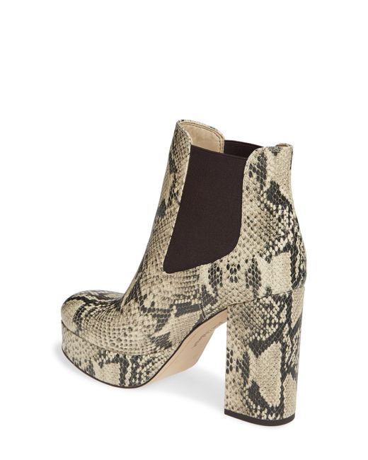 abella platform chelsea boot